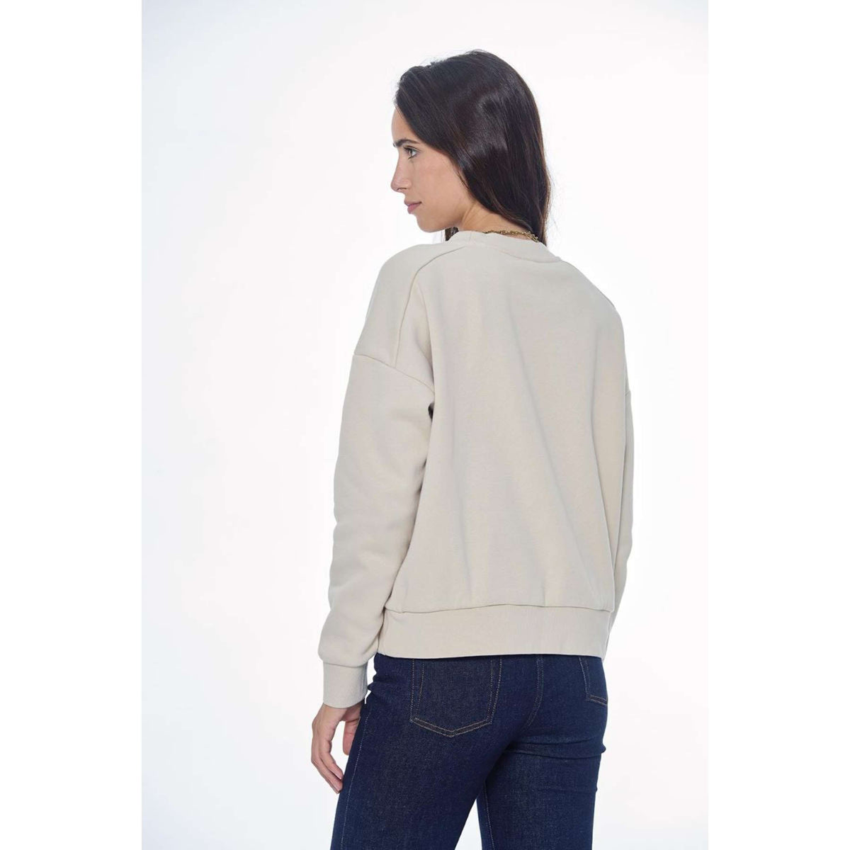 Harcour Pullover Sirius Damen elfenbeinfarben