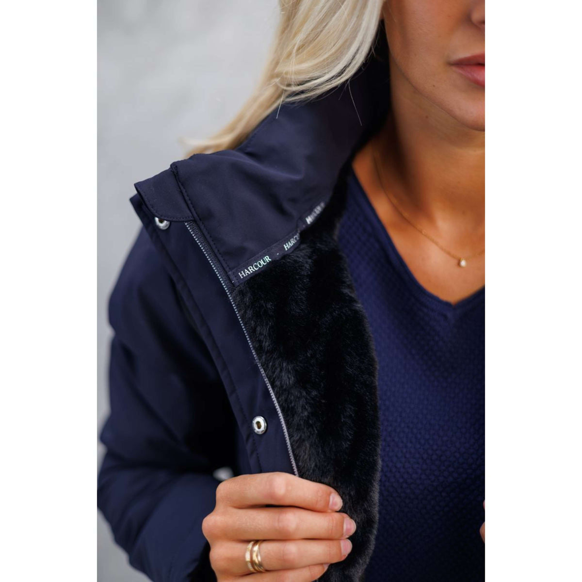 Harcour Parka Jarnac Damen Navy