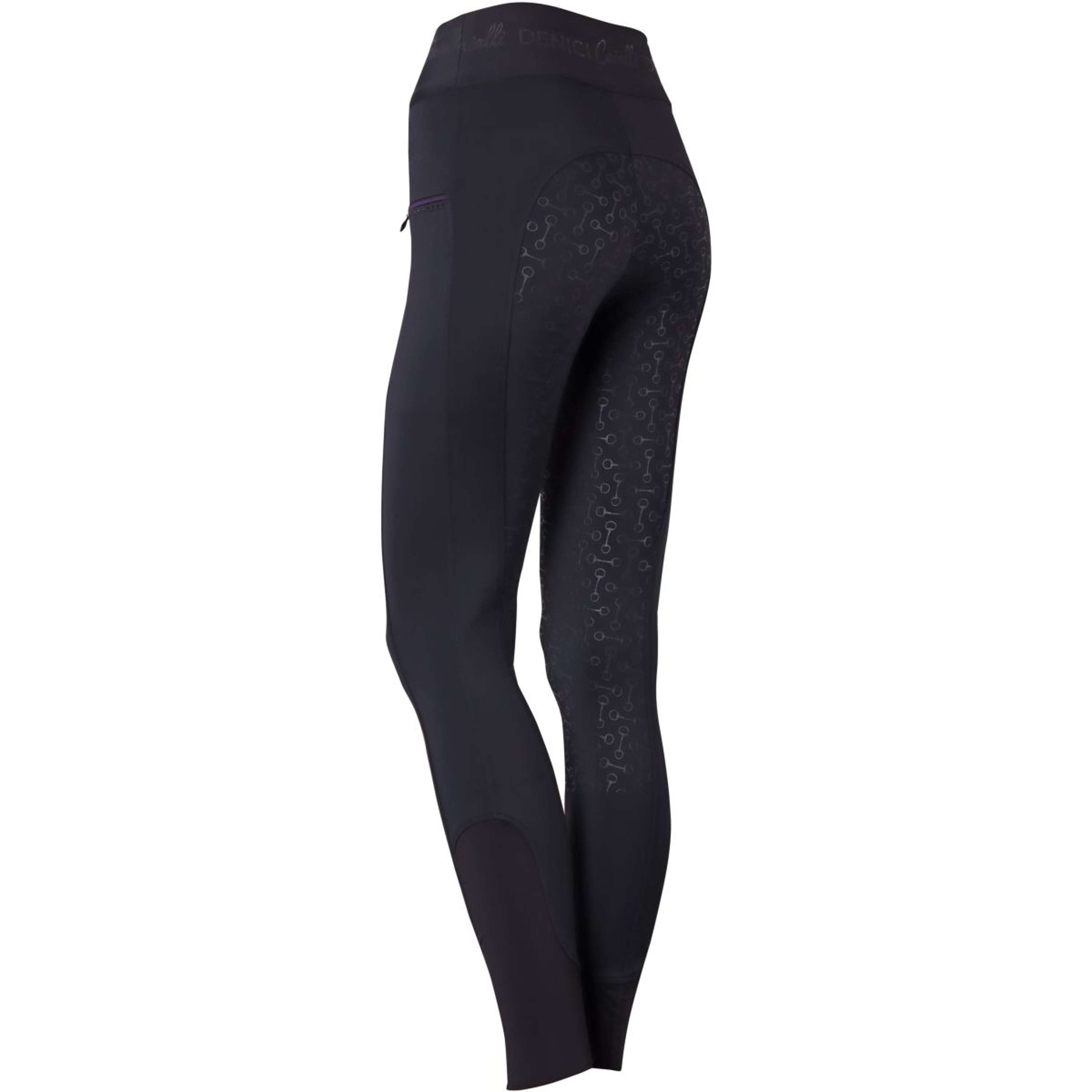 Harry's Horse Reitleggings Amethyst Full Grip Schwarz