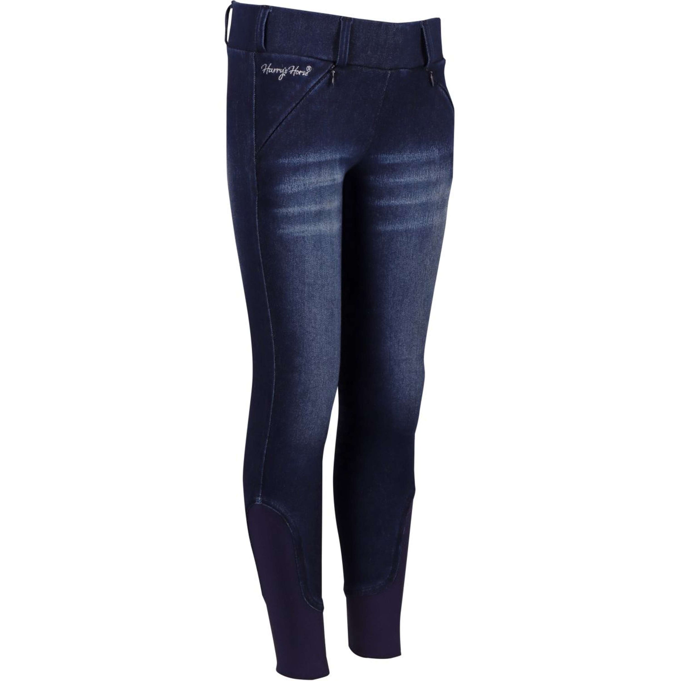 Harry's Horse Reitleggings Diva Violet Full Grip Denim