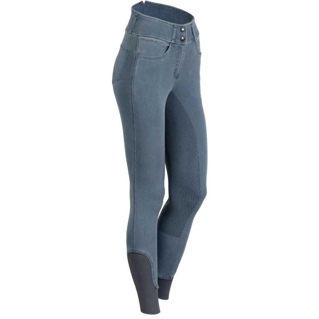 Harry's Horse Reithose Trendy Denim Full Grip Flint Stone