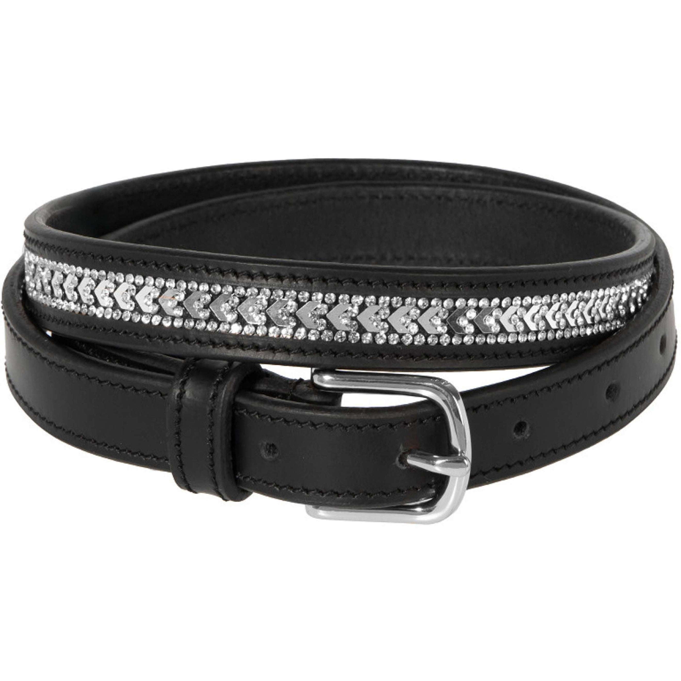 Harry's Horse Gürtel Sparkling Arrow Leder Schwarz/Silber Harry's Horse Gürtel Sparkling Arrow Leder Schwarz/Silber