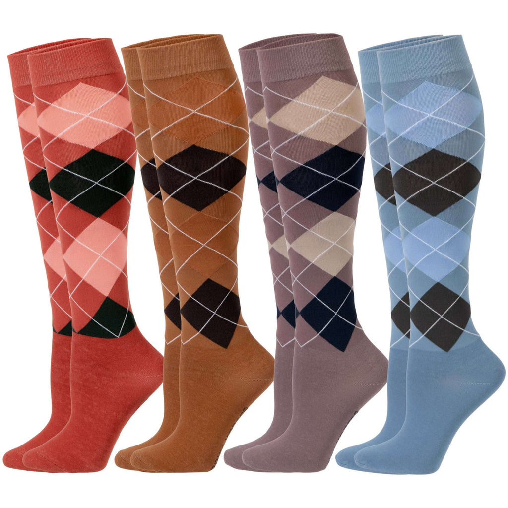 Harry's Horse Reitsocken Argyle Hot-Sauce