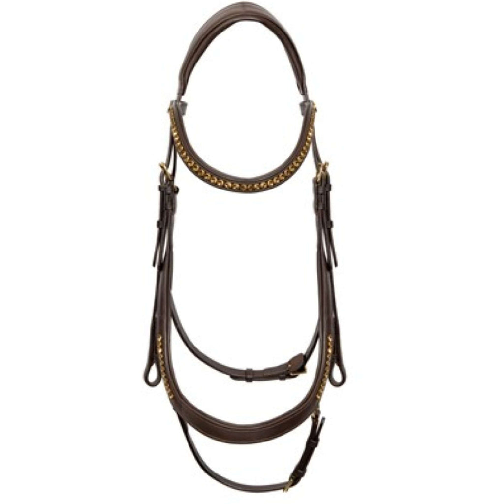 Harry's Horse Zaum Anatomic Gold Braun