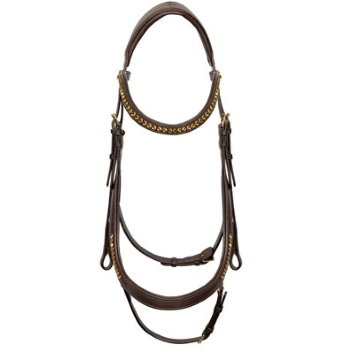 Harry's Horse Zaum Anatomic Gold Braun