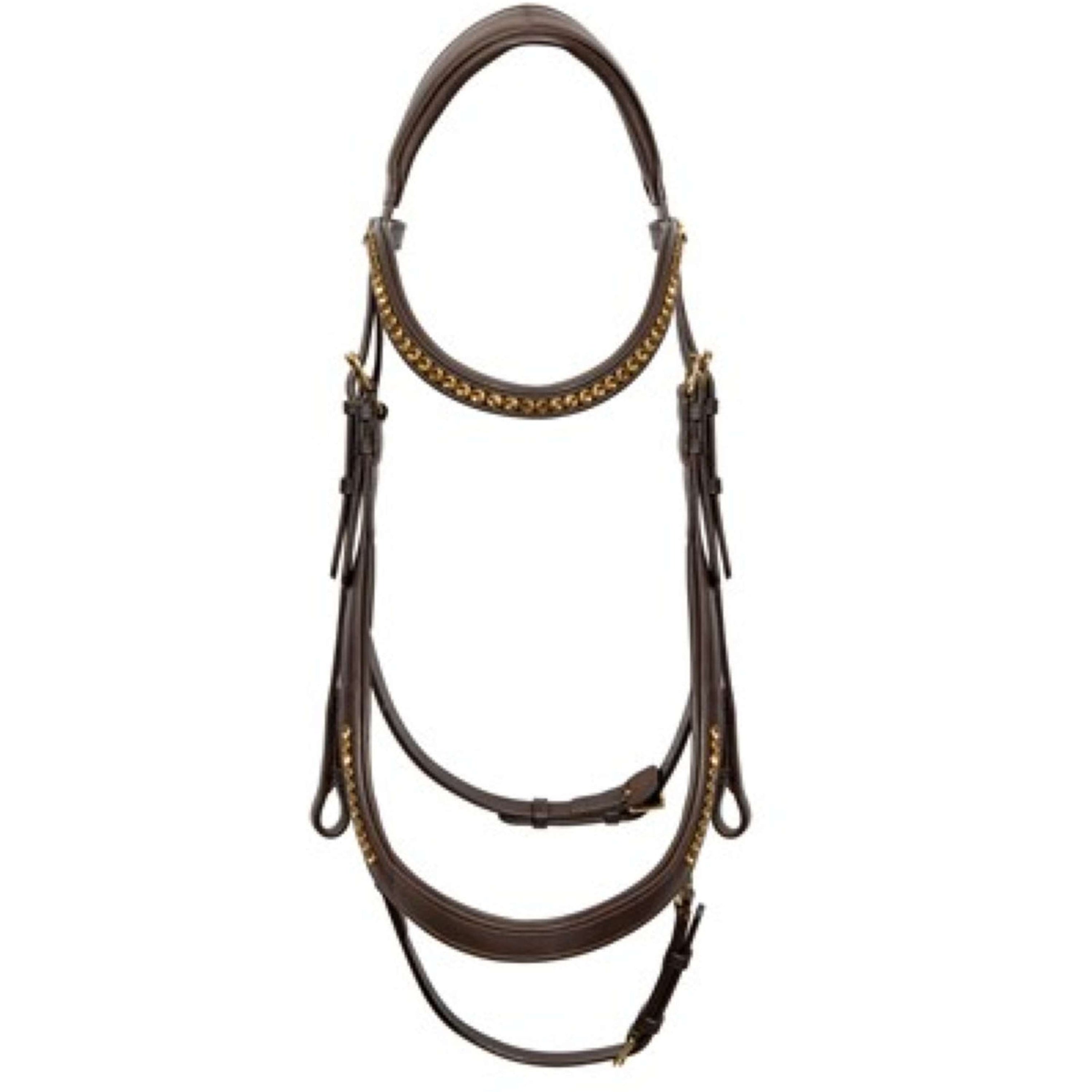 Harry's Horse Zaum Anatomic Gold Braun
