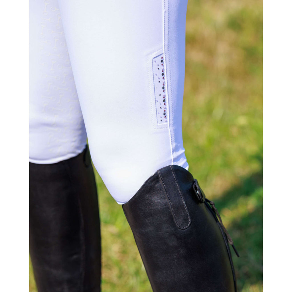 Harry's Horse Reithose Mauve Blush Full Grip Weiß