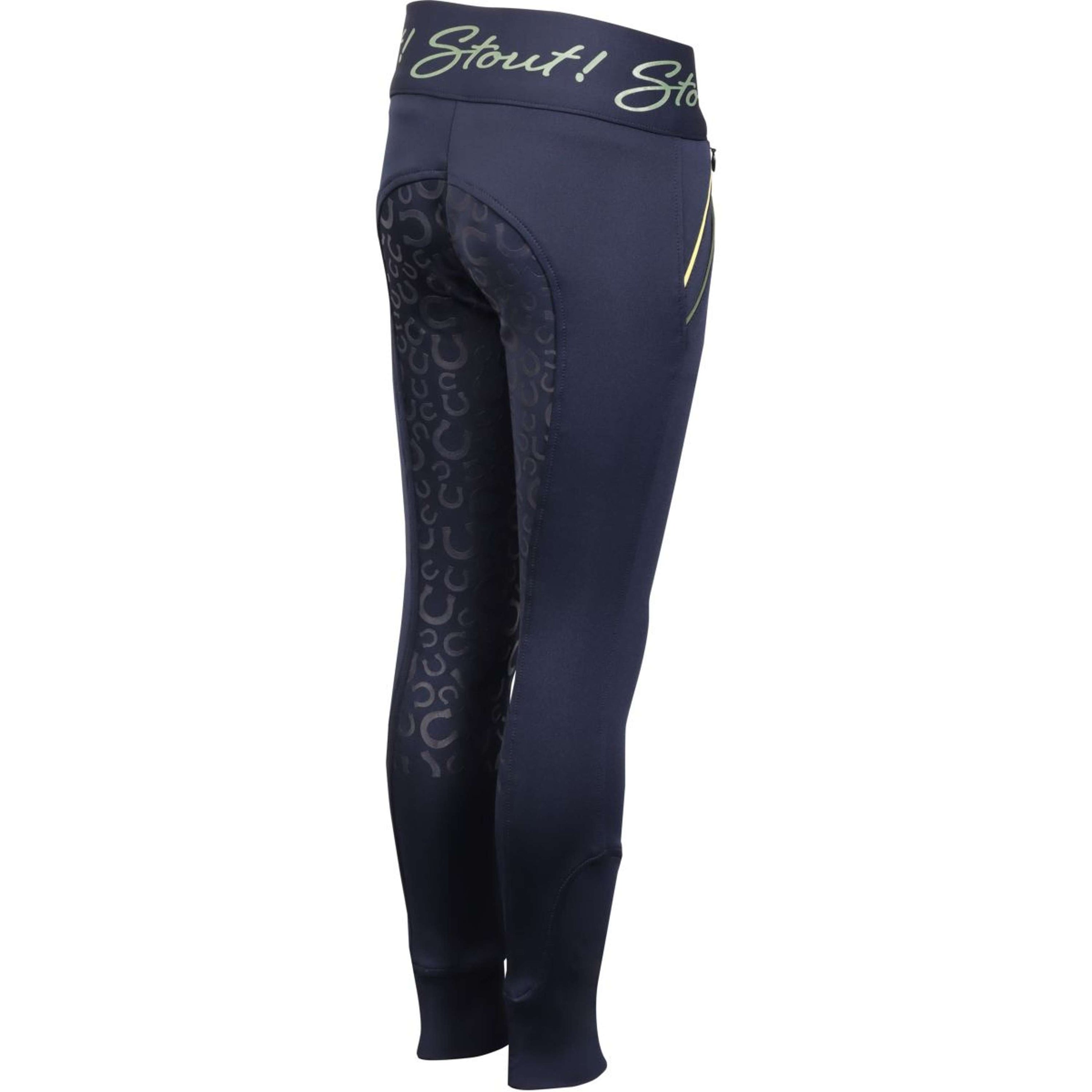 Harry's Horse Reitleggings Equitights STOUT! Lime Full Grip Navy Harry's Horse Reitleggings Equitights STOUT! Lime Full Grip Navy