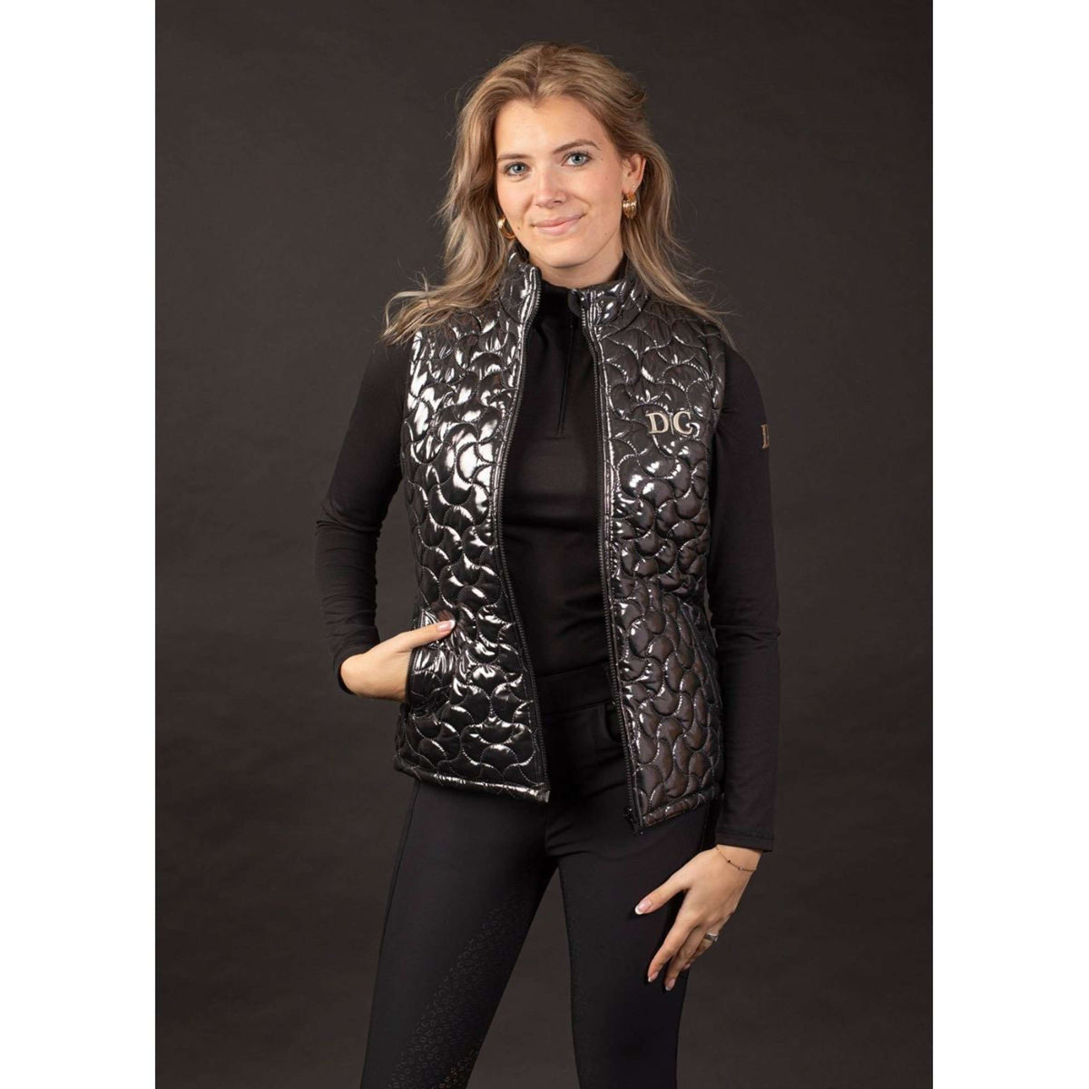 Harry's Horse Weste Denici Cavalli Stardust Umdrehbar Schwarz