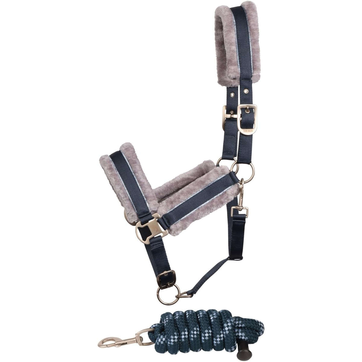 Harry's Horse Halfterset Just Ride Retro Soft Navy