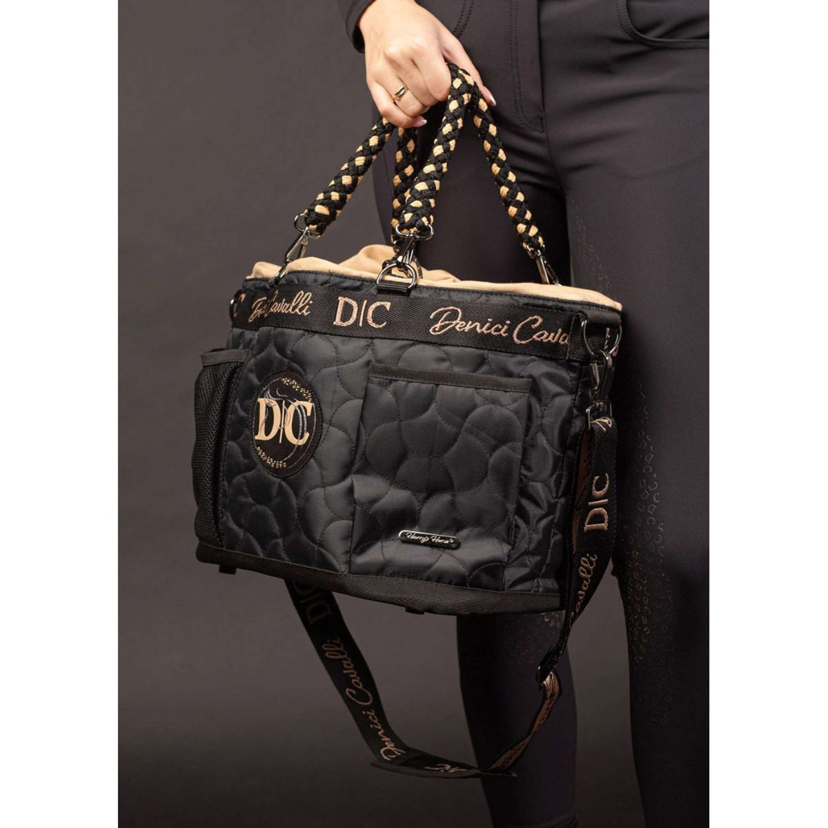 Harry's Horse Putztasche Denici Cavalli Stardust Schwarz