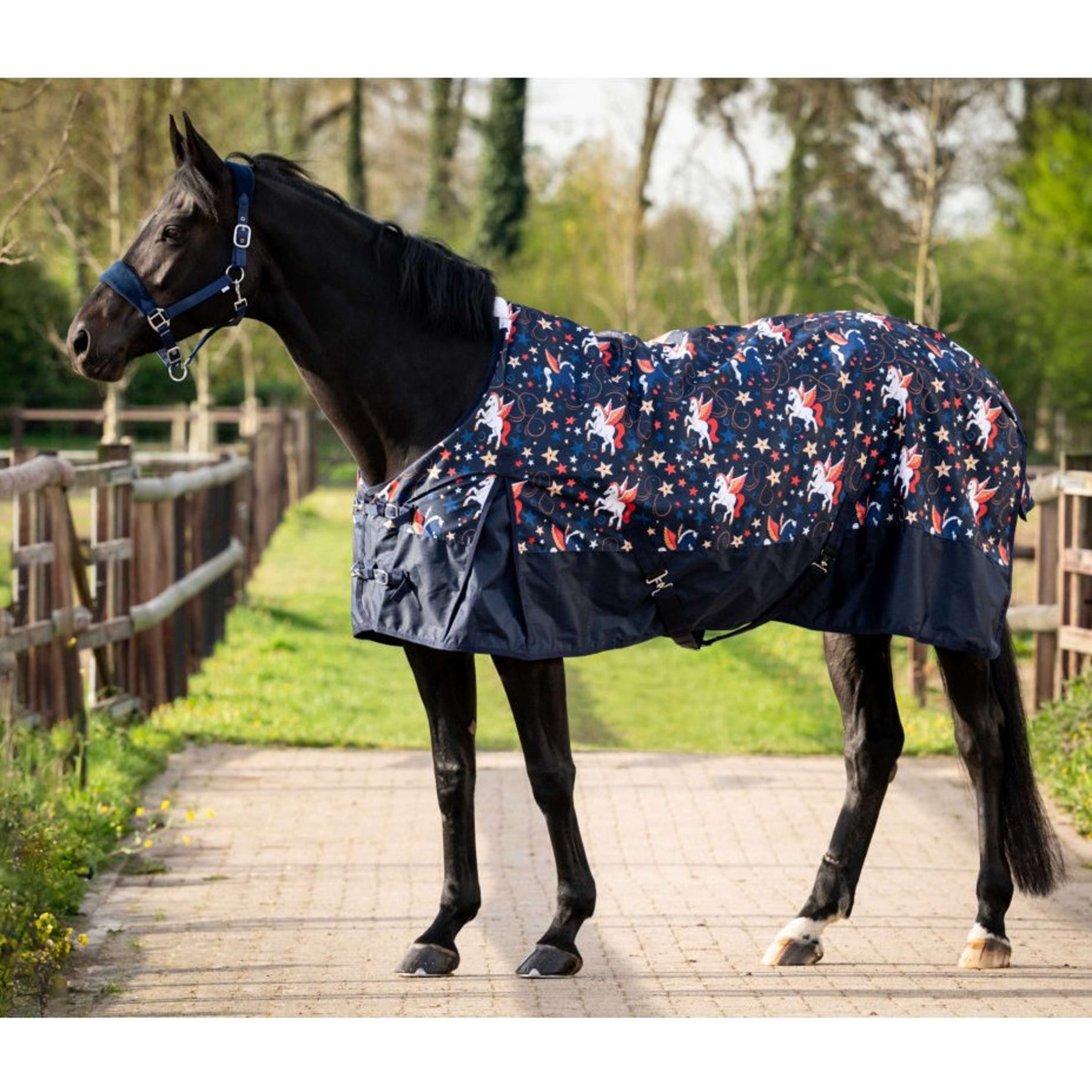 HB Outdoordecke navy flying horse