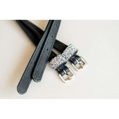 HB Ruitersport Sporenriemen Showtime Sparkle Schwarz/Silber
