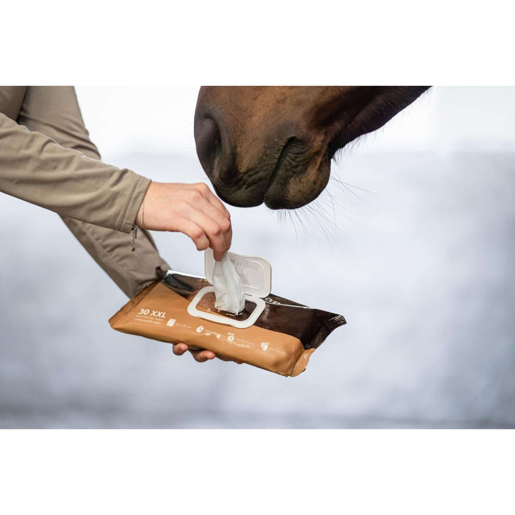 HB HorseWipes Natural Clean Weiß