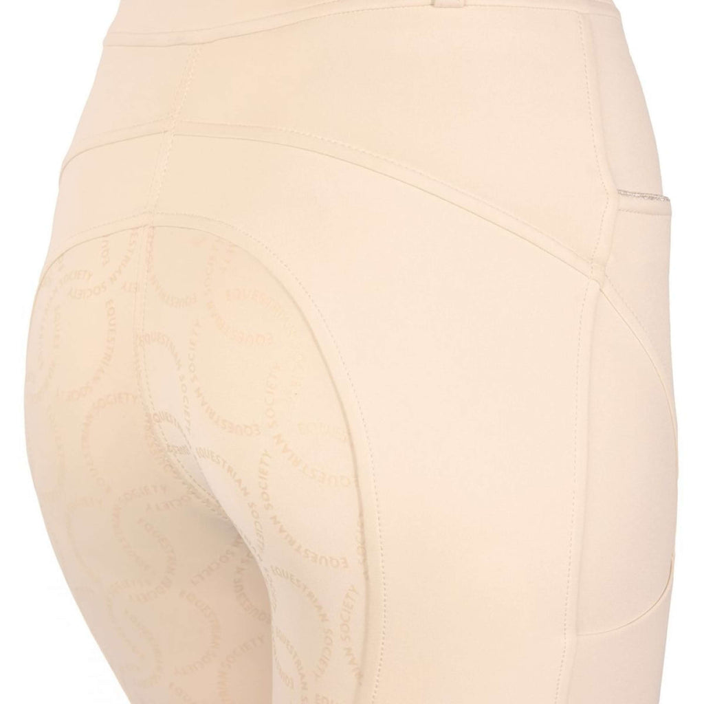 Harry's Horse Reitleggings Equitights EQS Ivory Full Grip Creme