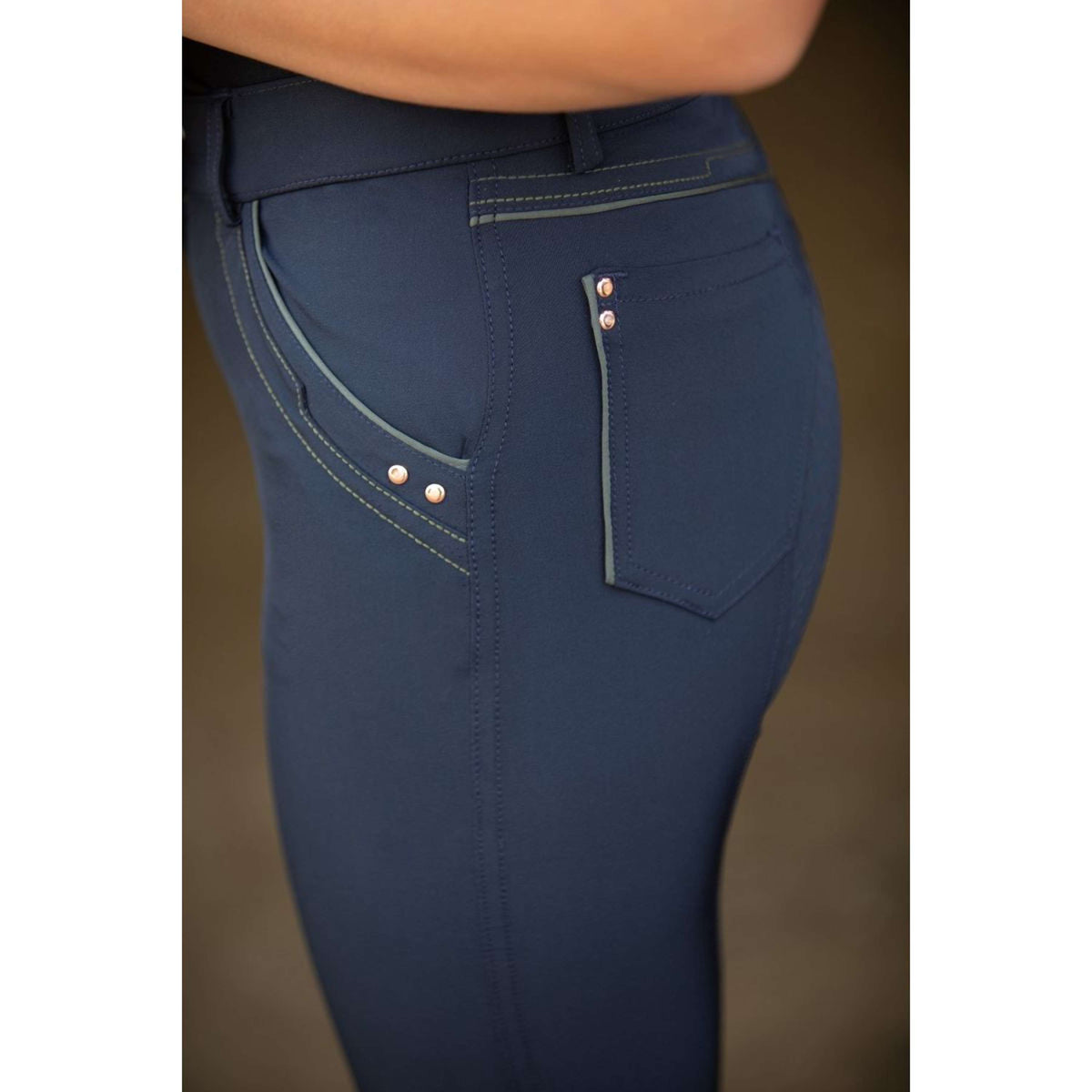 Harry's Horse Reithose Denici Cavalli Bosque Full Grip Navy