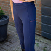 Harry's Horse Reitleggings Equitights Denici Cavalli Purple Passion Full Grip Peacoat