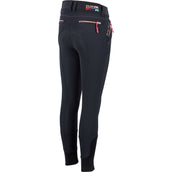 Harry's Horse Reithose Diva Fuchsia Full Grip Schwarz