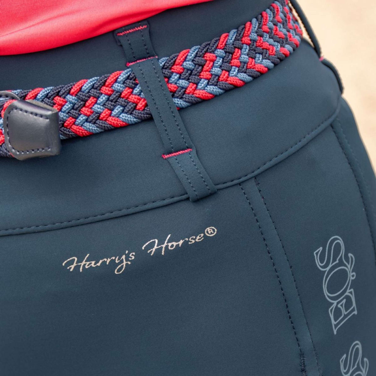 Harry's Horse Reitleggings Sporty Banner Full Grip Moonlit Ocean