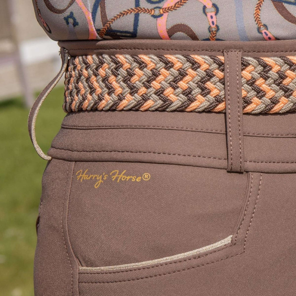 Harry's Horse Reithose Classy Full Grip Coffee Quartz
