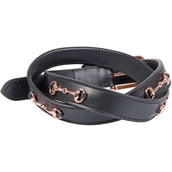 Harry's Horse Gürtel Gebiss Leder 2 Schwarz/Rosegold