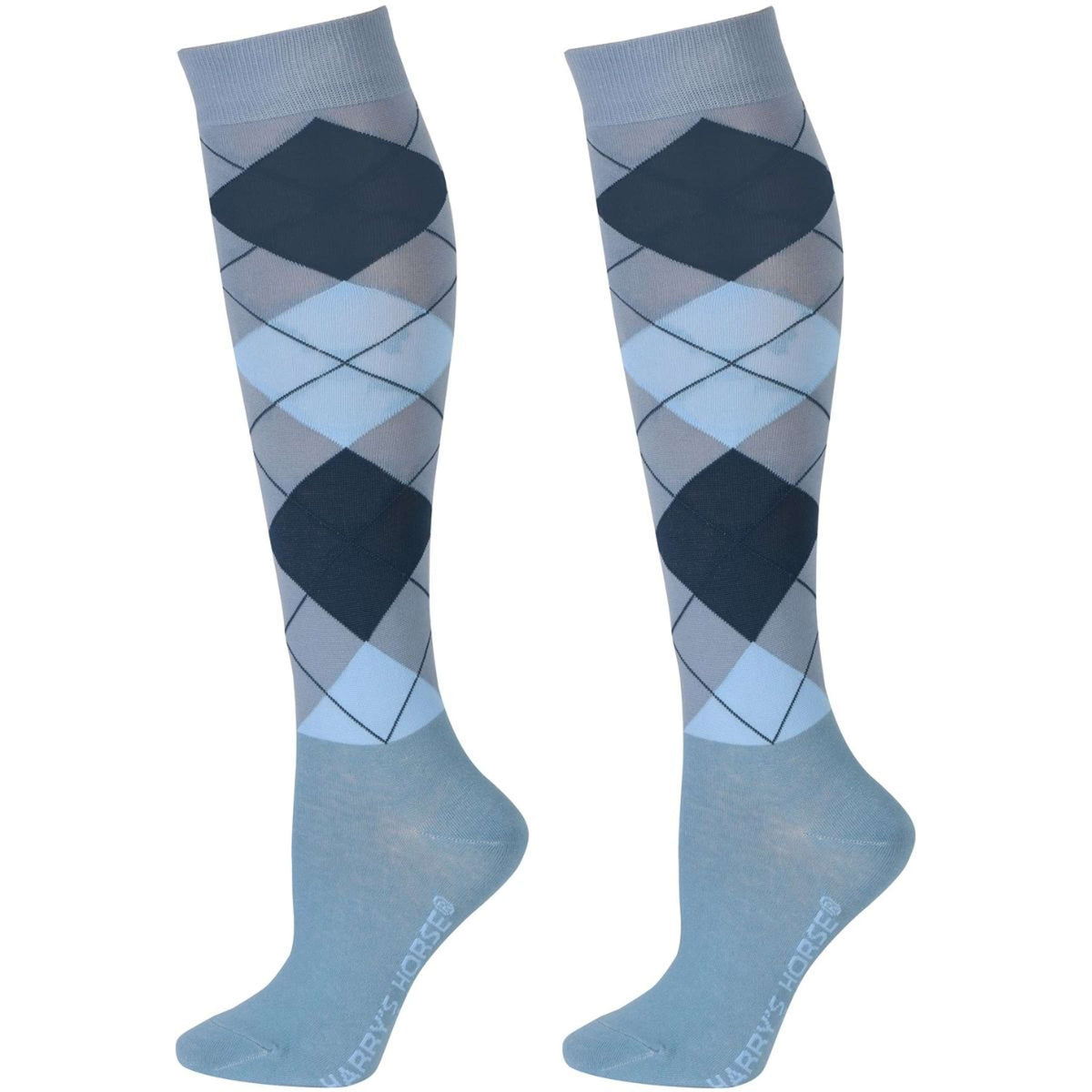 Harry's Horse Reitsocken Arygle Hellblau