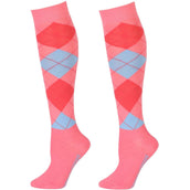 Harry's Horse Reitsocken Arygle Rosa