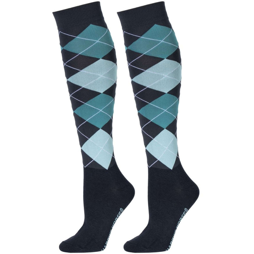 Harry's Horse Socken Check Black Sand Harry's Horse Socken Check Black Sand