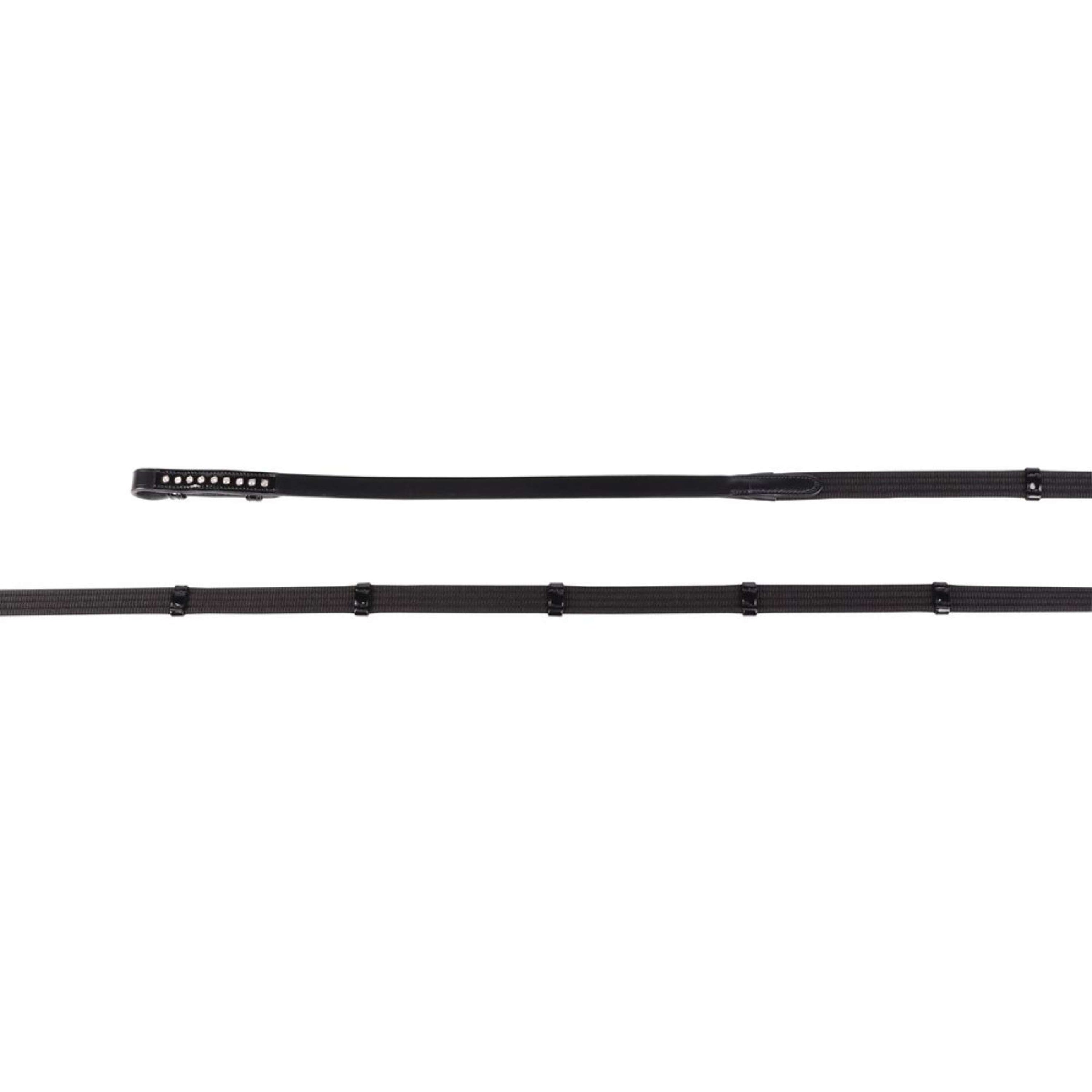 Harry's Horse Trensenzaum Diamond Lacque Schwarz