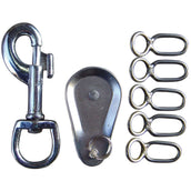 Harry's Horse Ersatz-Longierzügelsatz Schwarz