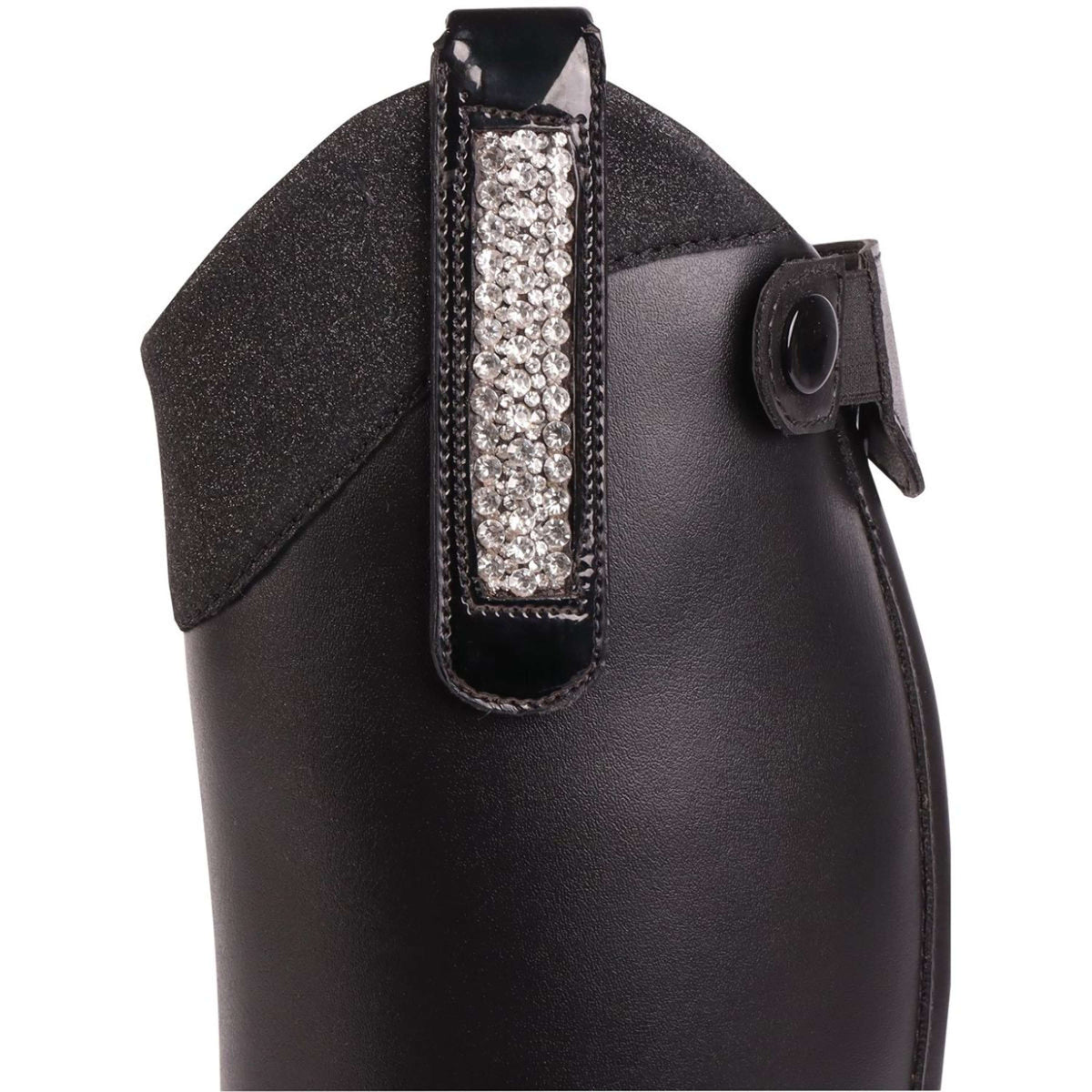 Harry's Horse Stiefel Clips Crystal Schwarz/Silber