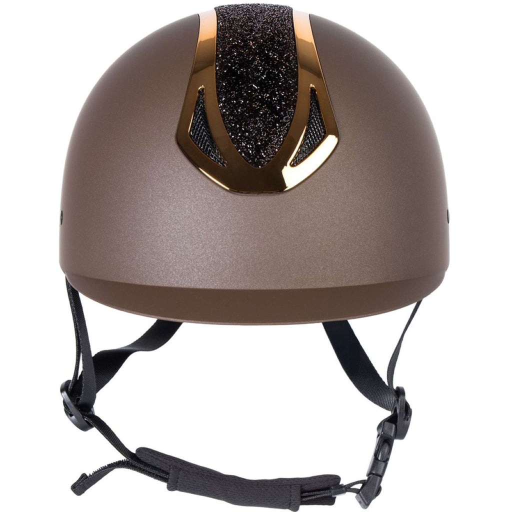 Harry's Horse Reithelm Pro F2 Braun/Gold