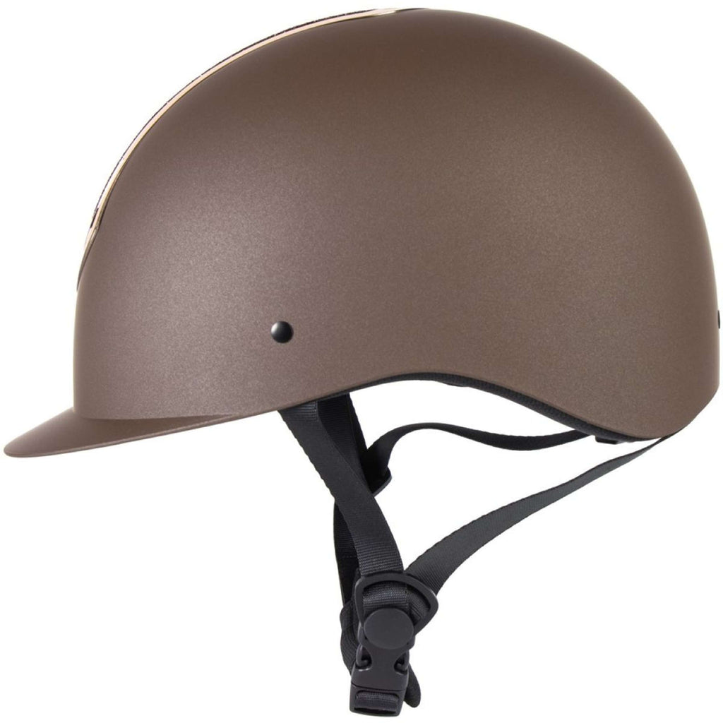 Harry's Horse Reithelm Pro F2 Braun/Gold