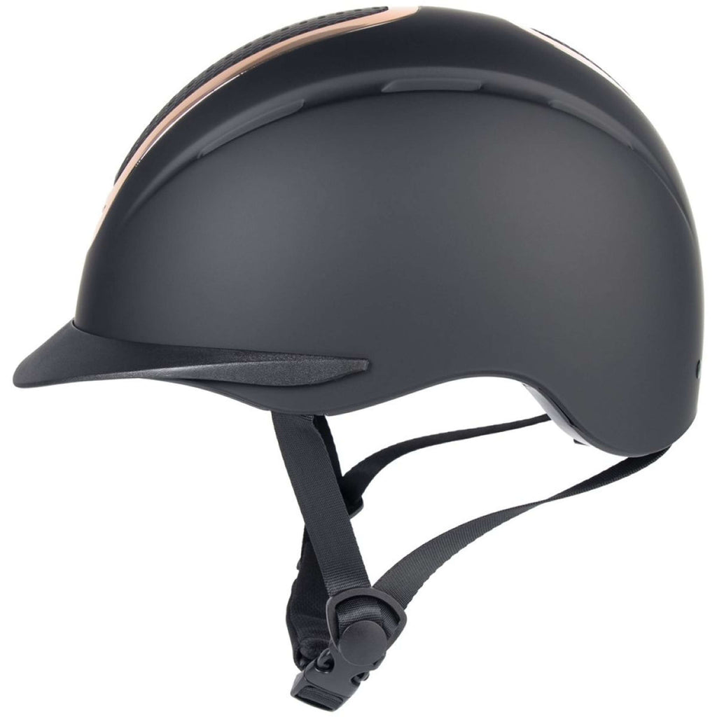 Harry's Horse Reithelm Mont Denali II Schwarz/Roségold