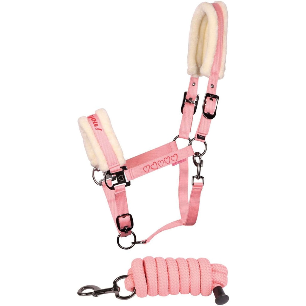 Harry's Horse Halfterset Love Rosa