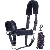 Harry's Horse Halfterset Denici Cavalli Purple Passion Crystal Peacoat