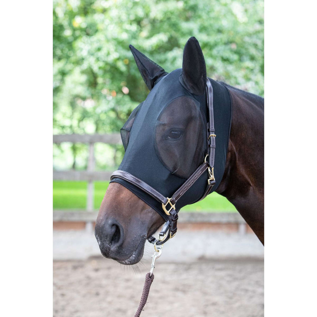 Harry's Horse Fliegenmaske SkinFit mit Ohren Schwarz
