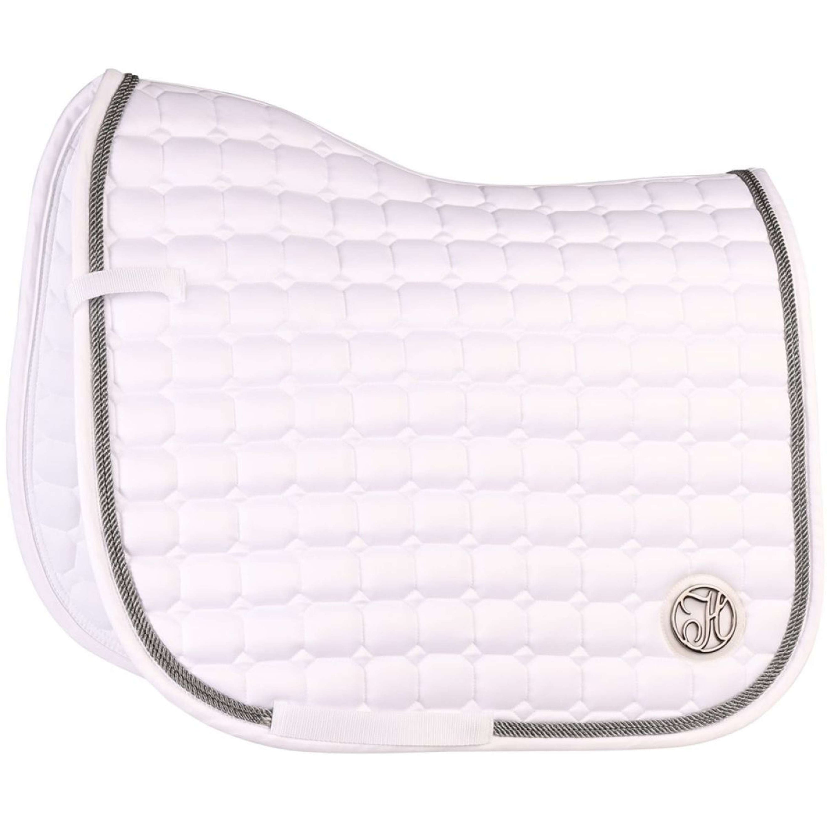 Harry's Horse Schabracke Reverso Competition Gunmetal Vielseitigkeit Weiß