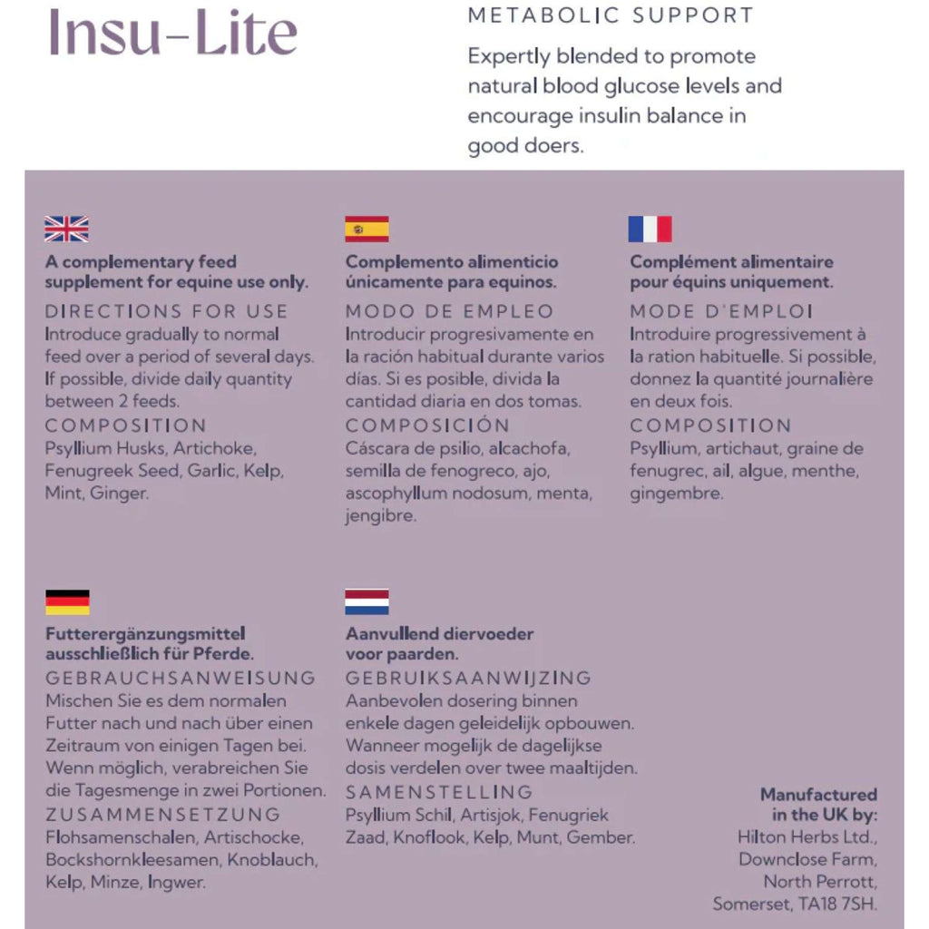 Hilton Herbs Insu-lite
