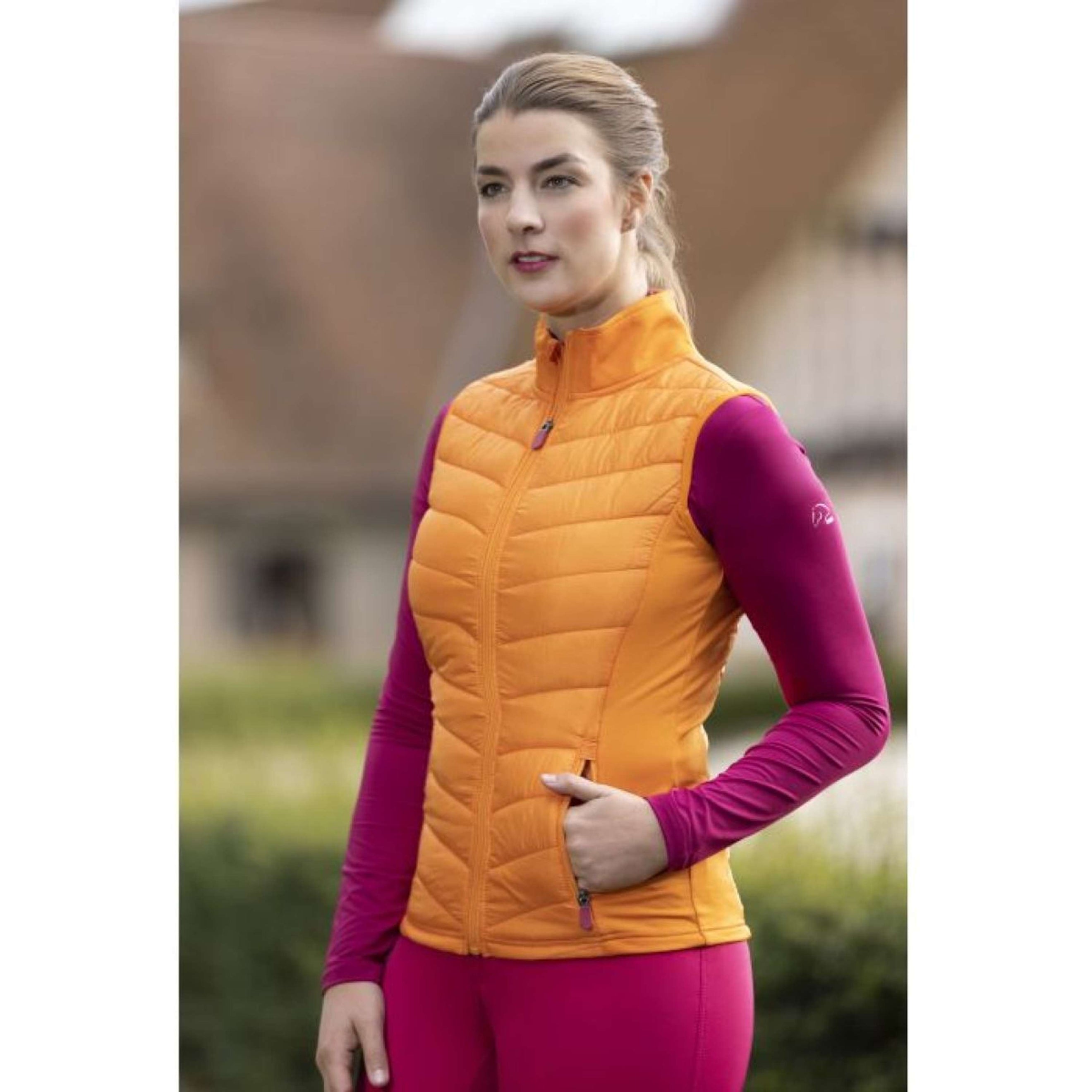 HKM Weste Jersey Basel Orange HKM Weste Jersey Basel Orange
