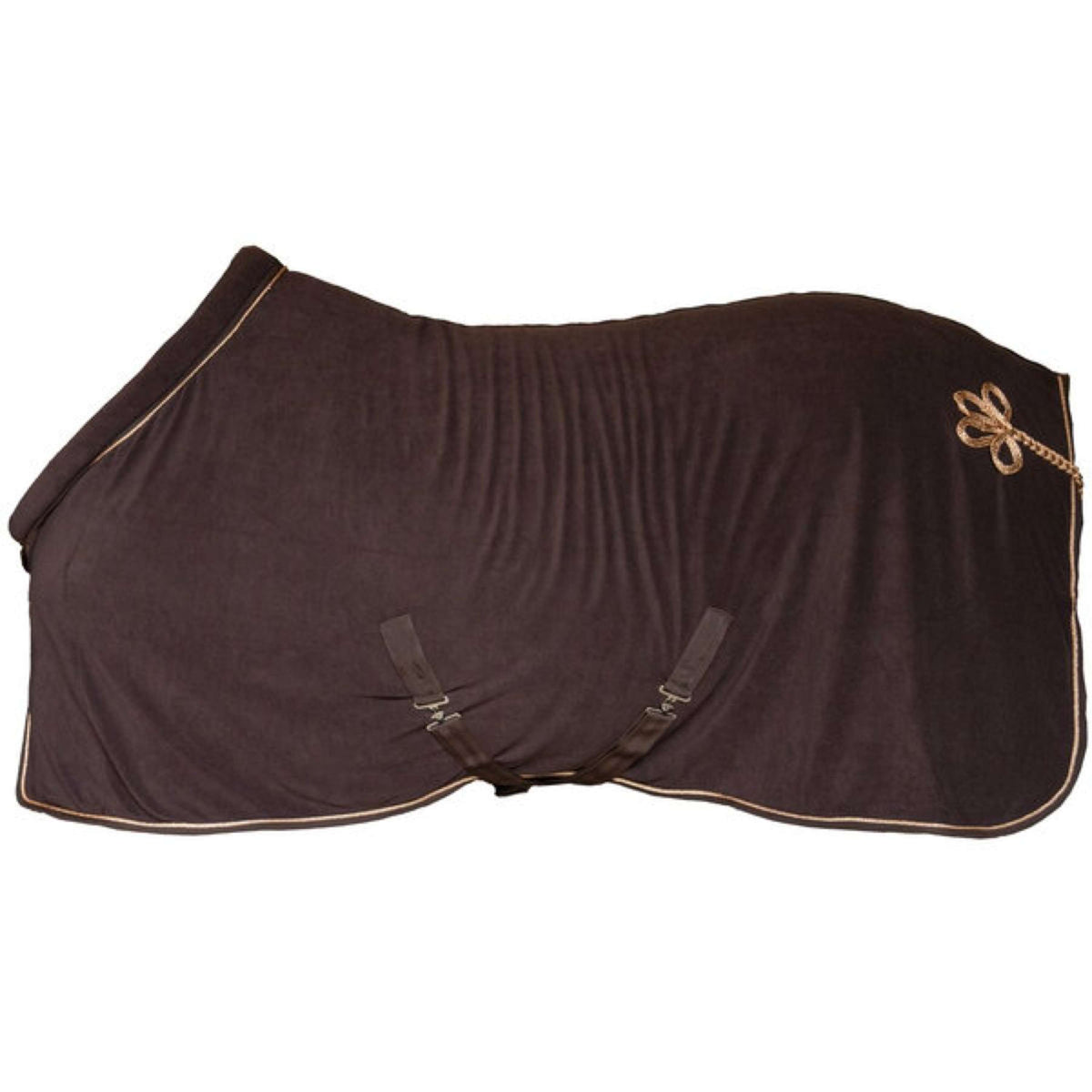 HKM Abschwitzdecke Rosegold Glamour Braun/Rosegold