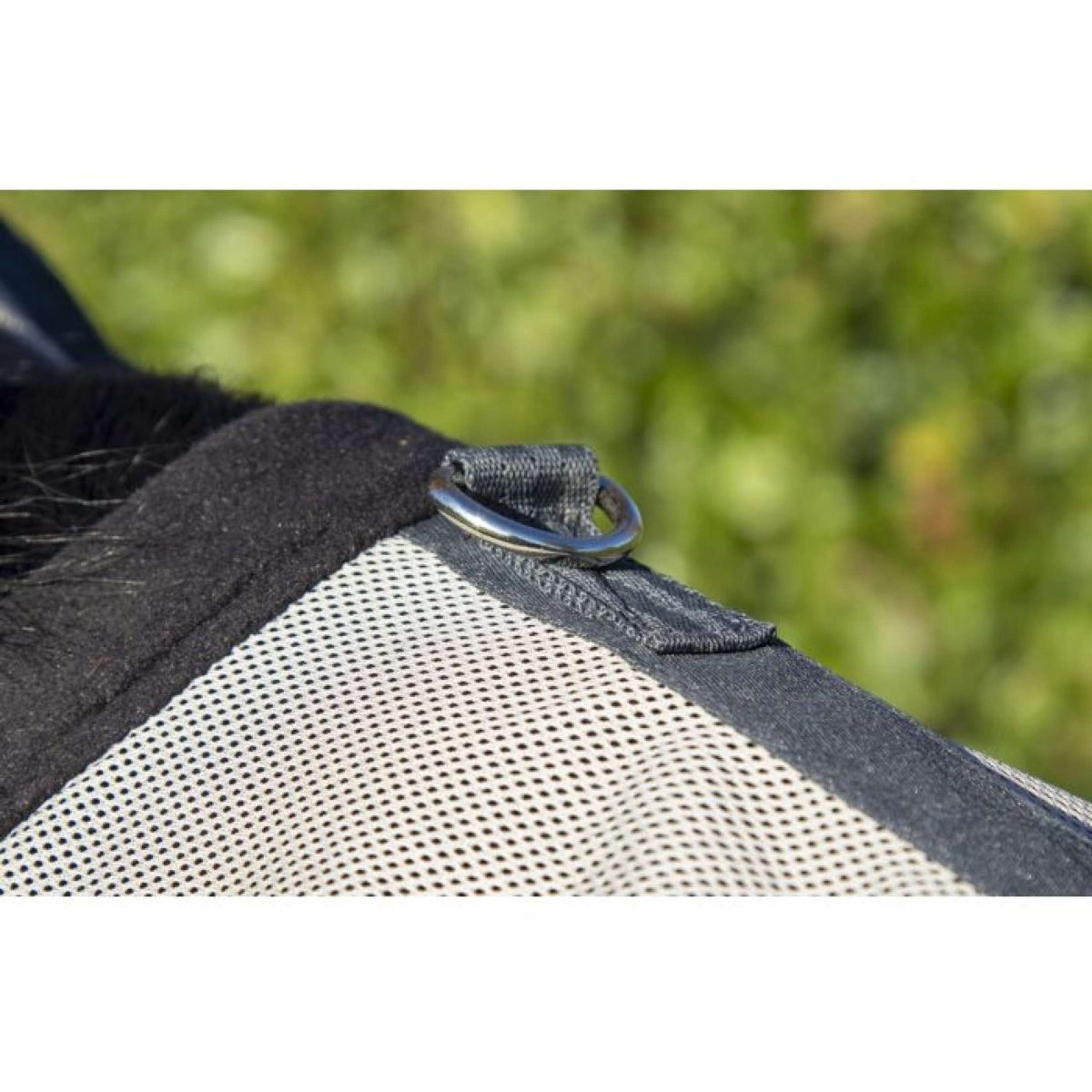 HKM Fliegendecke Fringes Abnehmbarer Hals Silber/Grau HKM Fliegendecke Fringes Abnehmbarer Hals Silber/Grau