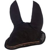 HKM Fliegenhaube Rosegold Glamour Braun/Rosegold