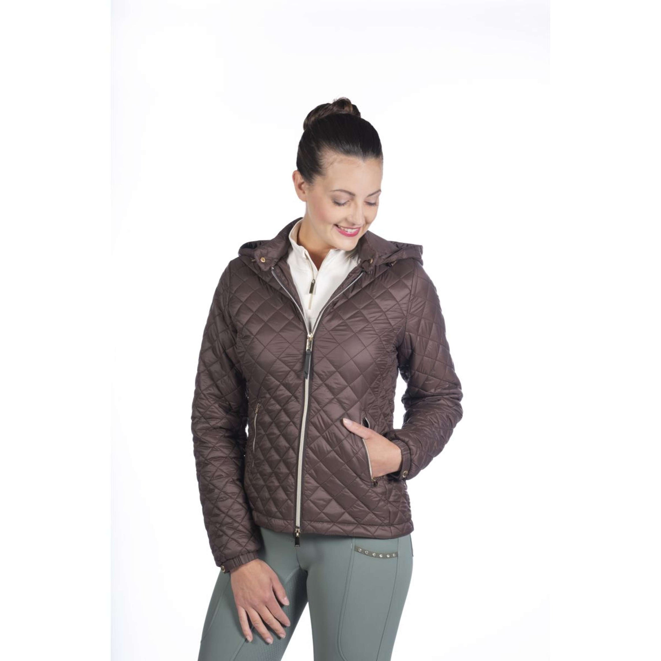 HKM Jacke Stella Dunkelbraun