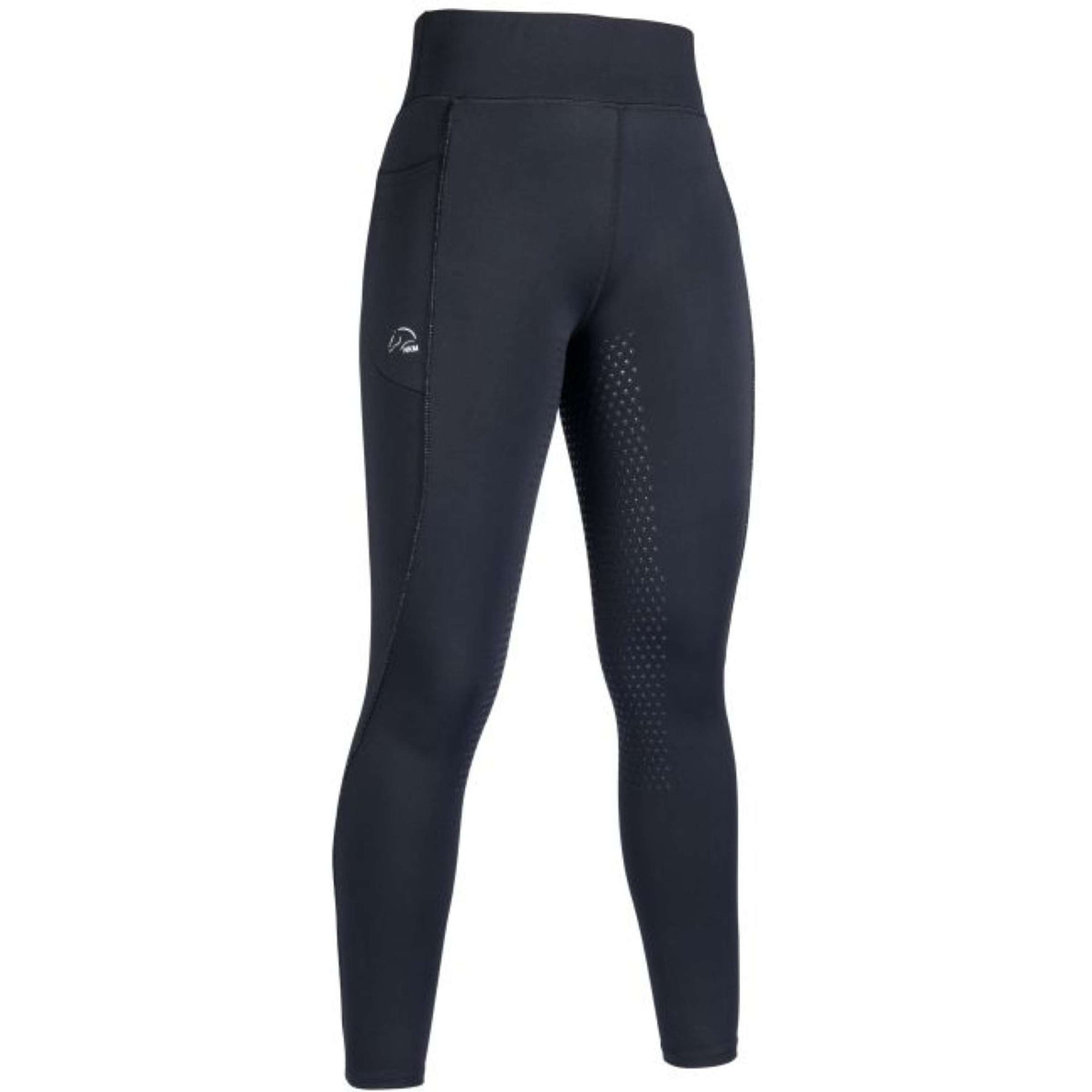 HKM Reitleggings Alice Full Grip Schwarz