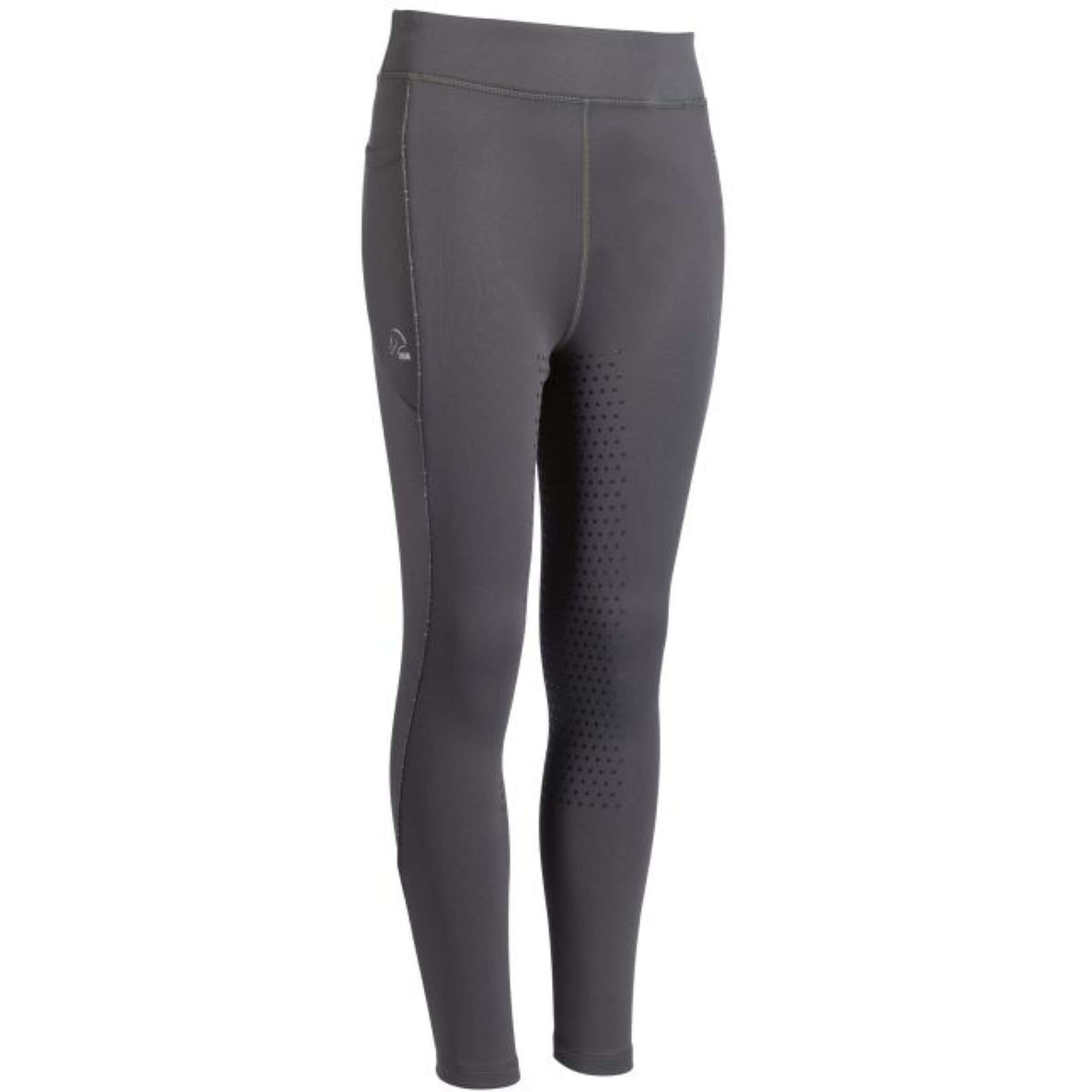 HKM Reitleggings Alice Kids Full Grip Dunkelgrün