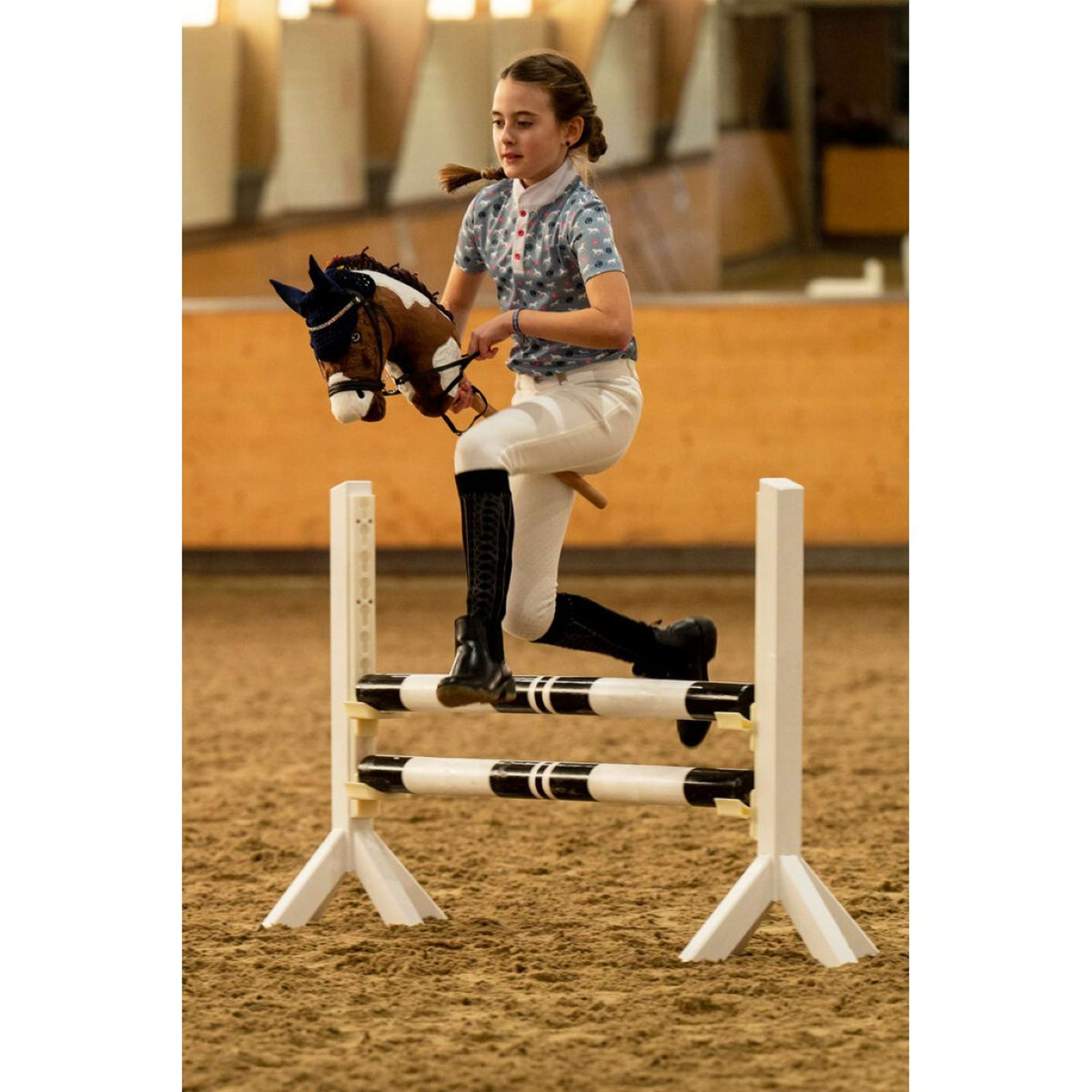 HKM Hobby Horse In Schwarz/weiß - Reitsport Klawunde