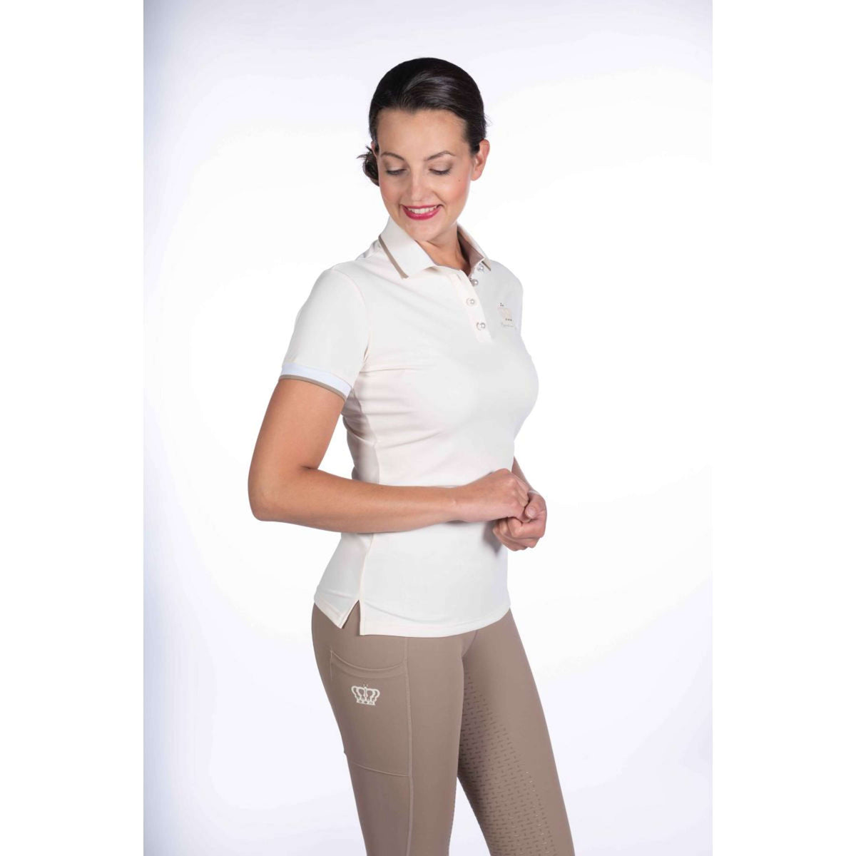 HKM Poloshirt Lavender Bay Vanille