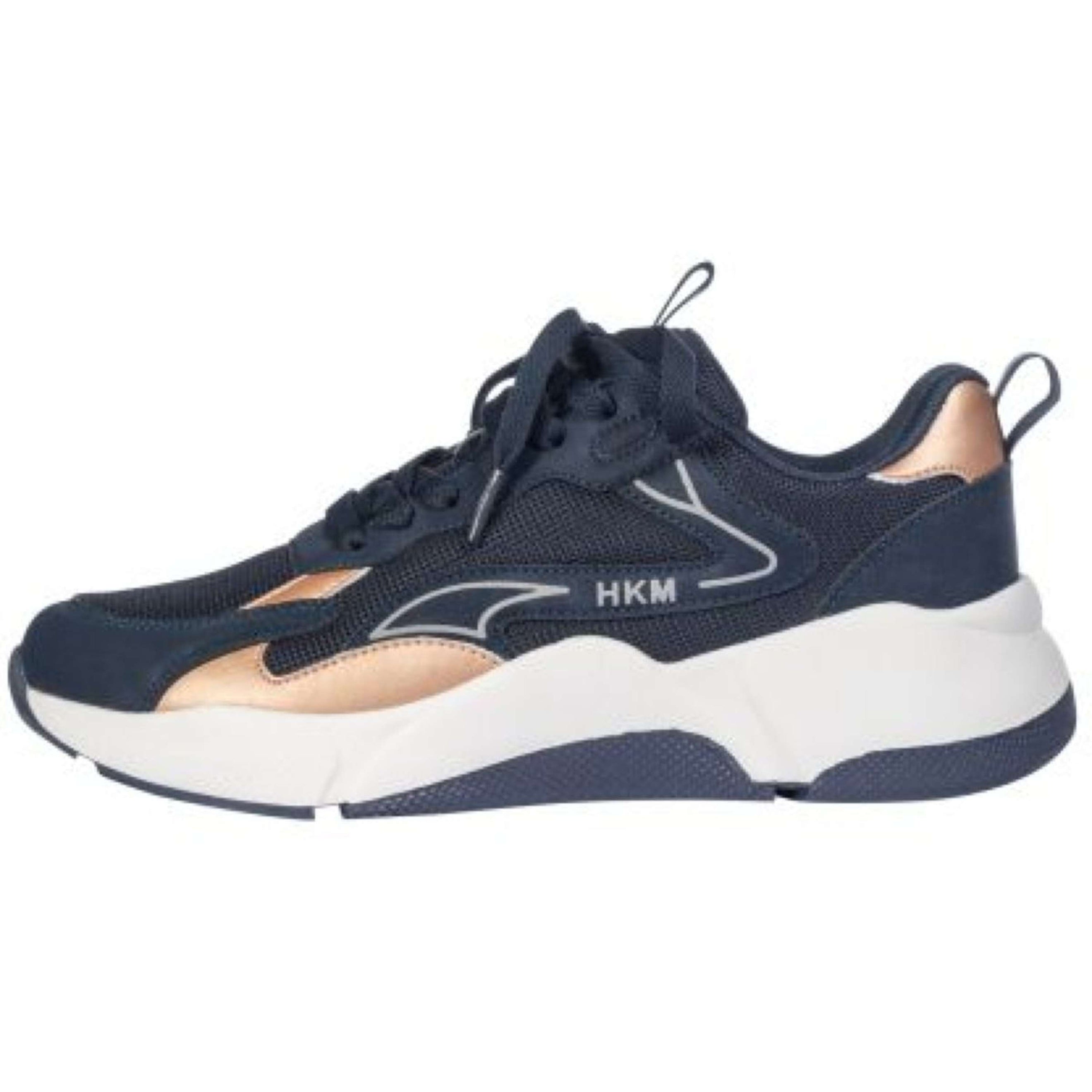 HKM Schuhe Rosegold Glamour Dunkelblau HKM Schuhe Rosegold Glamour Dunkelblau