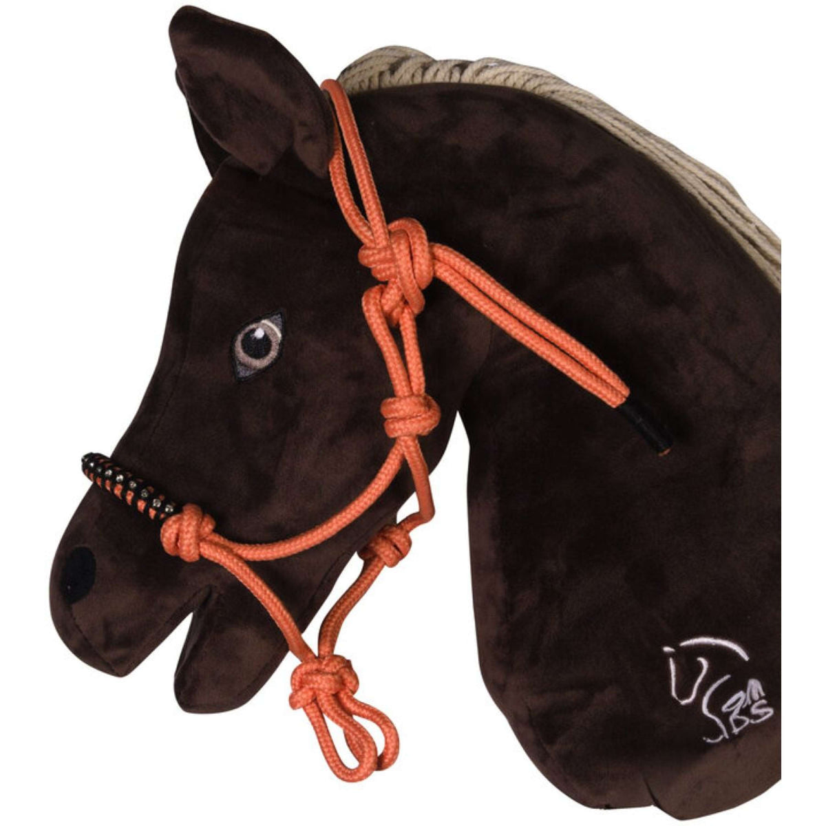 HKM Knotenhalfter Hobby Horsing Orange